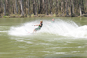 Ski on the might Murray River